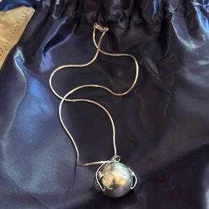 Elegant handmade sterling silver photo locket-NEW!